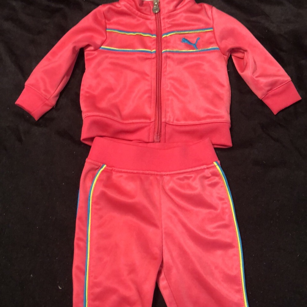 Baby girl puma tracksuit